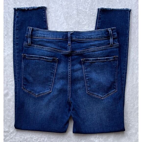 Frame Ali High Rise Cigarette Raw Edge Jean in Lupin, Size 31 - Picture 16 of 16
